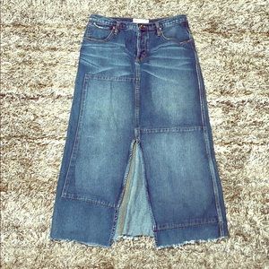 Free People Denim Skirt